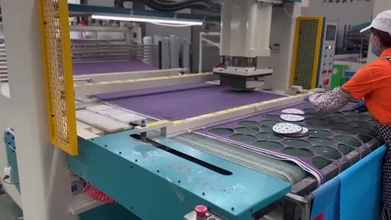 Индивидуальная 6-дюймовая 150-миллиметровая сетчатая шлифовальная губка из оксида алюминия, полировальная краска, шлифовальная пена, диск наждачной бумаги